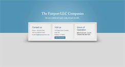 Desktop Screenshot of fairportservices.com